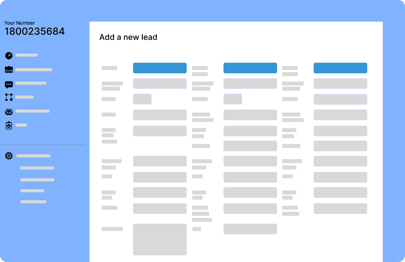 AI-assisted CRM workspace preview